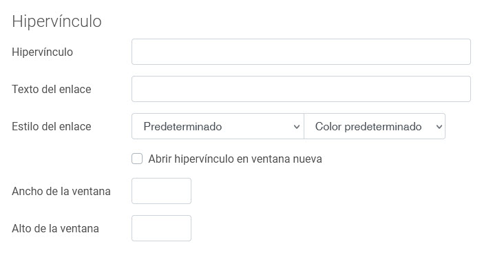 hipervínculo en banner