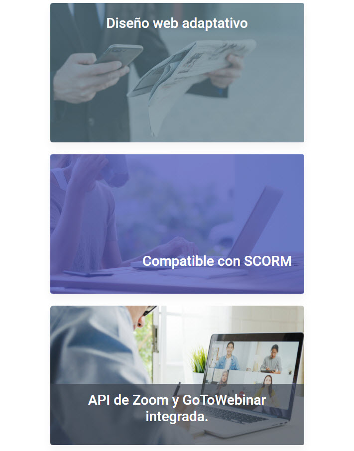 máscara de superposición en banner